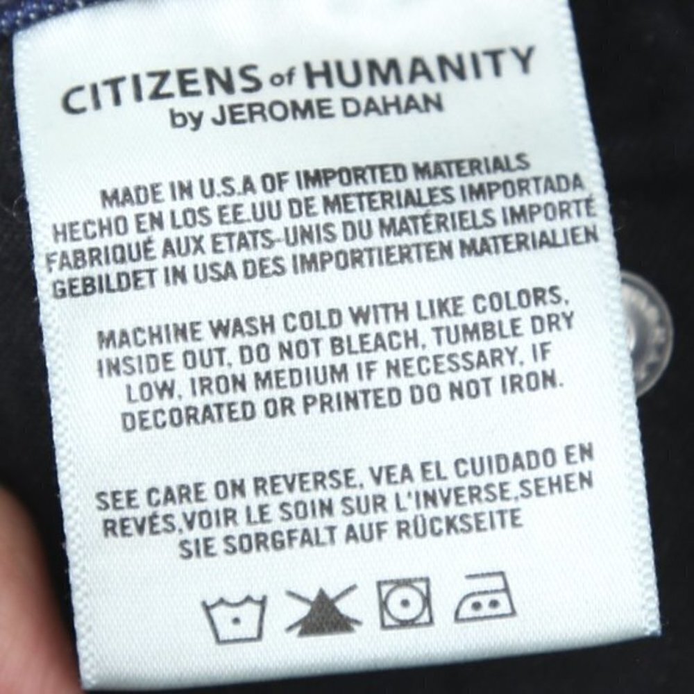 Citizens of Humanity Rocket High Rise Skinny Dark Wash Denim Jeans - Picture 3 of 8